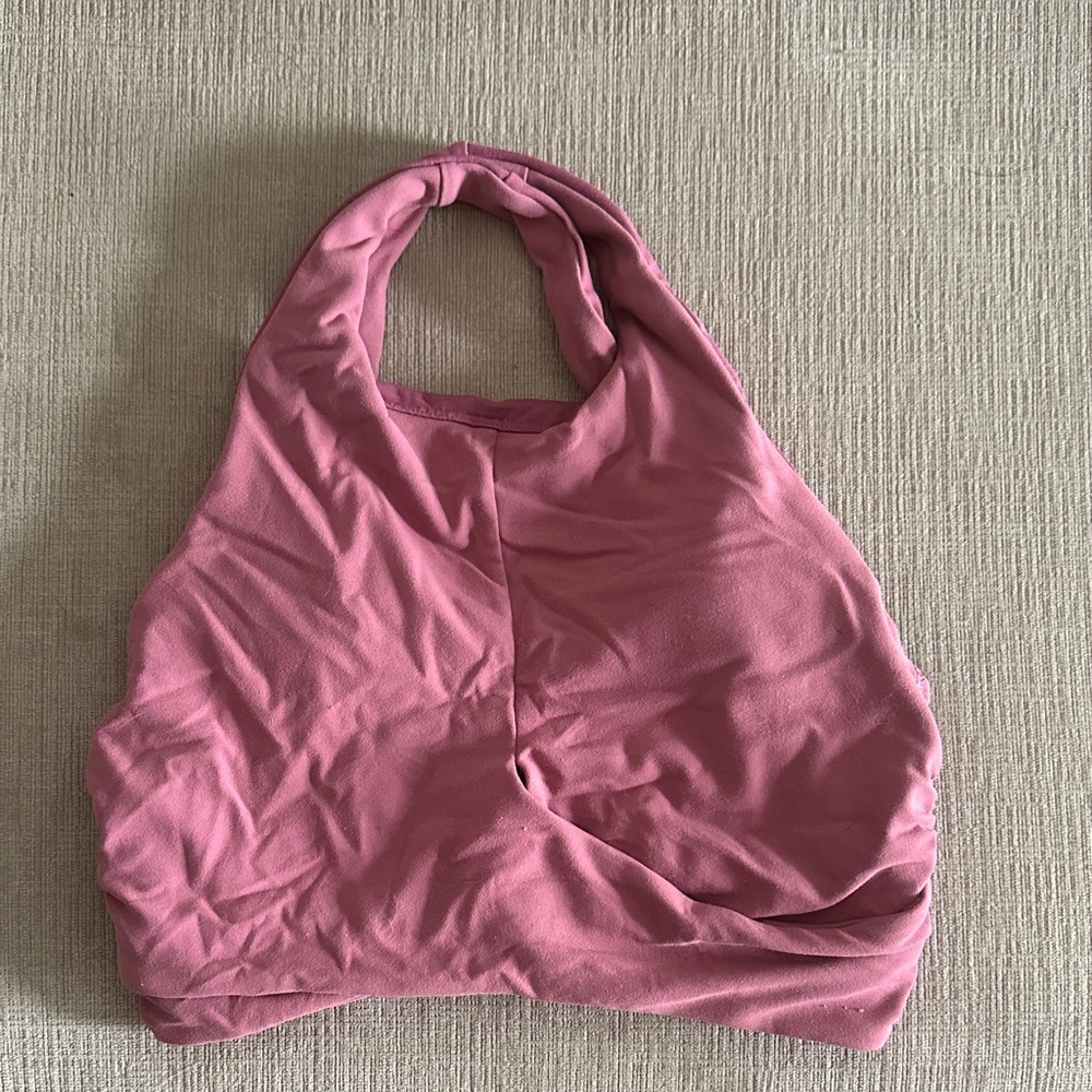 Magenta Lululemon Halter Top Sports Bra